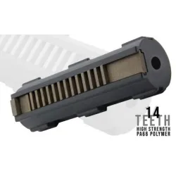 Balystik - Piston 14 Dents En Acier Pour AEG - Noir