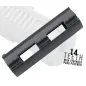 Balystik - Piston 14 Dents En Acier Pour AEG - Noir
