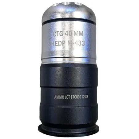 Occasion - Grenade 40mm UFC à gaz 70 Billes - Argent