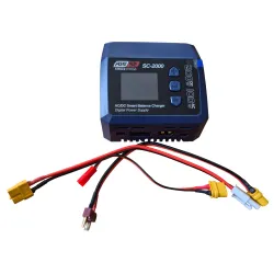 ASG SC2000 Chargeur Batterie LiPo LiFe NiMH Airsoft | Bleu