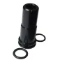 FPS Softair - Nozzle en ERGAL pour serie MP5 avec joint d'étanchéité 20.30mm - Noir