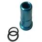 FPS Softair - Nozzle en ERGAL pour serie M4/M16 avec joint d'étanchéité 21.20mm - Bleu