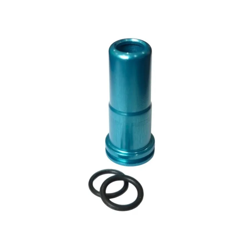 FPS Softair - Nozzle en ERGAL pour serie M4/M16 avec joint d'étanchéité 21.20mm - Bleu