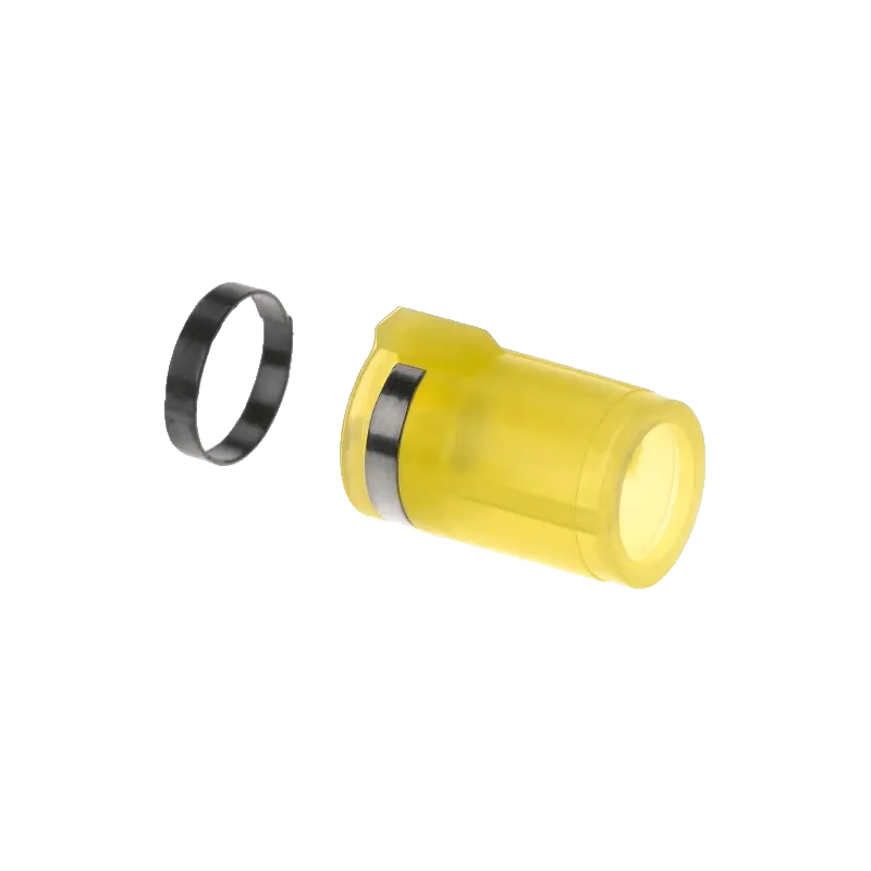 Joint hop-up Maple Leaf Decepticons 2023 60° jaune et bague C-Clip, vue côté arrière