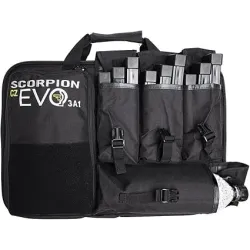 Détail poches extérieures housse ASG EVO capacité 9 chargeurs