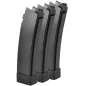 ASG - Lot de 3 Chargeurs low-cap pour CZ Scorpion EVO 3 Et MTW 9 75 billes - Noir