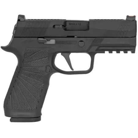 WE F18 V2 Noir pistolet airsoft GBB full-auto culasse aluminium