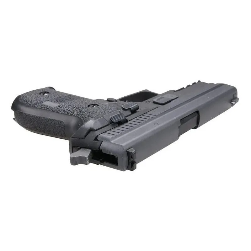 Pistolet GBB WE P229 noir, vue arrière de la culasse et du chien