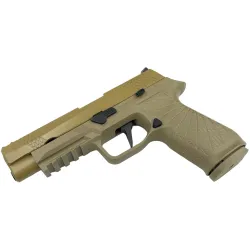 Pistolet gaz WE F17 V2 Tan GBB | backup Airsoft FDE