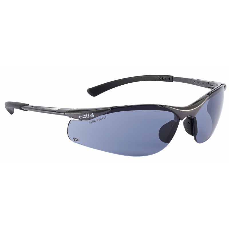 Bollé - Paire De Lunettes De Protection Contour Fumée - Noir Bollé - Paire De Lunettes De Protection Contour Fumée - Noir