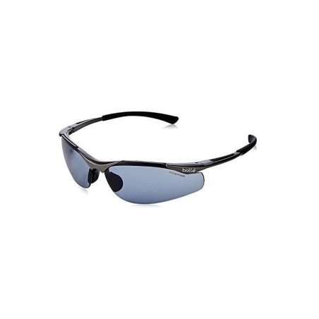 Bollé - Paire De Lunettes De Protection Contour Fumée - Noir