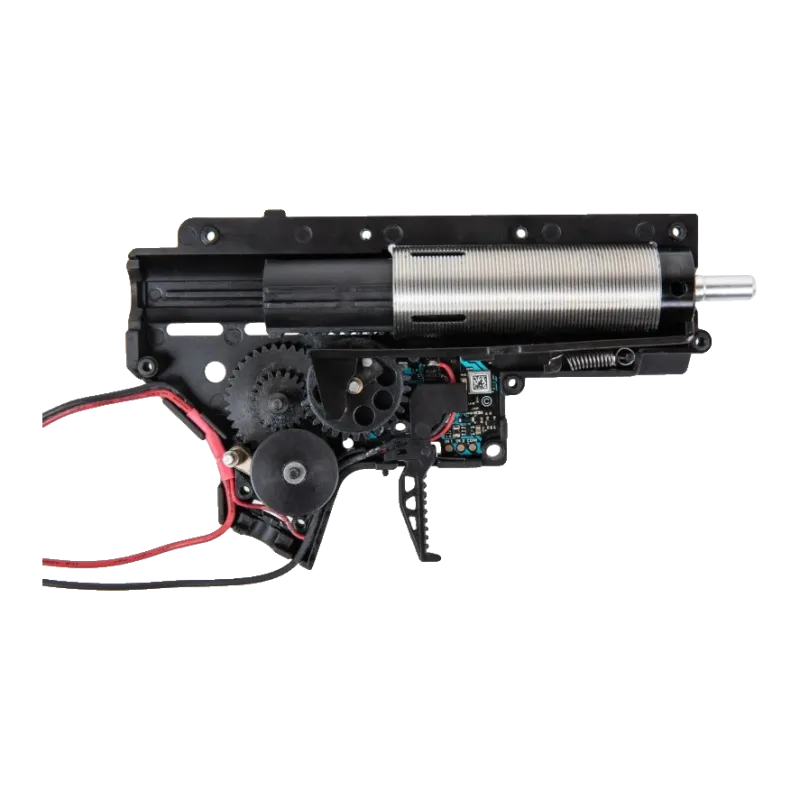 Gearbox Æther ouverte de la Specna Arms SA-P27 PRIME : engrenages, piston et module ASTER II