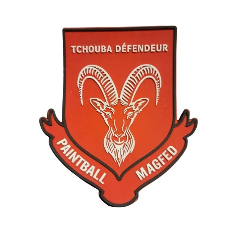 Patch Tchouba defendeur Paintball Magfed Rouge Patch Tchouba defendeur Paintball Magfed Rouge