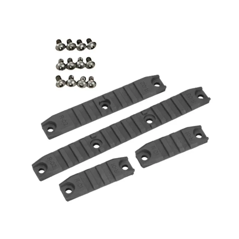 AMOEBA - Kit de rails 20mm Picatinny  - Noir