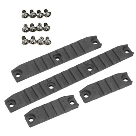 AMOEBA - Kit de rails 20mm Picatinny  - Noir