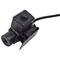 WOSPORT - PTT pour Kenwood - Noir