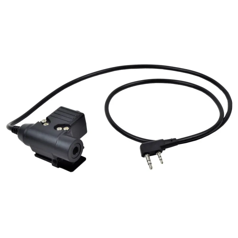 WOSPORT - PTT pour Kenwood - Noir