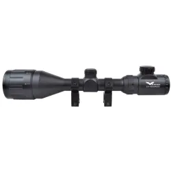 Lunette JS-Tactical 2.5-10x50 montée sur rail Picatinny 20mm