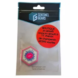 Patch Hexagonal Sentinel Gears HAZARD | ZN Airsoft
