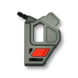 Airtac - T1P CNC Angled HPA Adapter - 2 in 1 GLK + CAPA - Founders Edition - Gris et Rouge