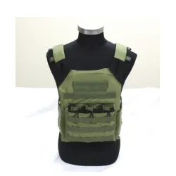 Gilet tactique JPC OD TACTICAL OPS vue de face passants MOLLE