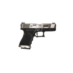 WE - Pistolet GBB G-Force 19 SV Barrel Métal Version - Argent
