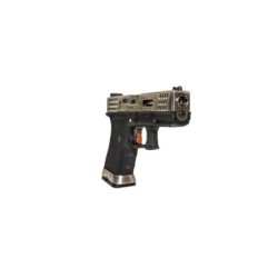 WE - Pistolet GBB G-Force 19 SV Barrel Métal Version - Argent