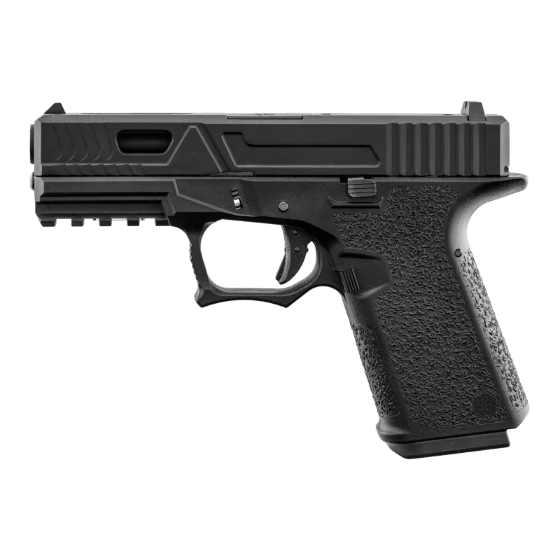 Pistolet GBB AW Custom VX9300 noir, vue de profil côté gauche