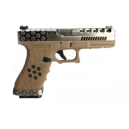 AW CUSTOM - VX0101 Hex Cut Full Métal GBB