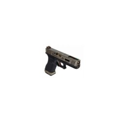 WE - Pistolet GBB G-Force 19 SV Barrel Métal Version - Argent