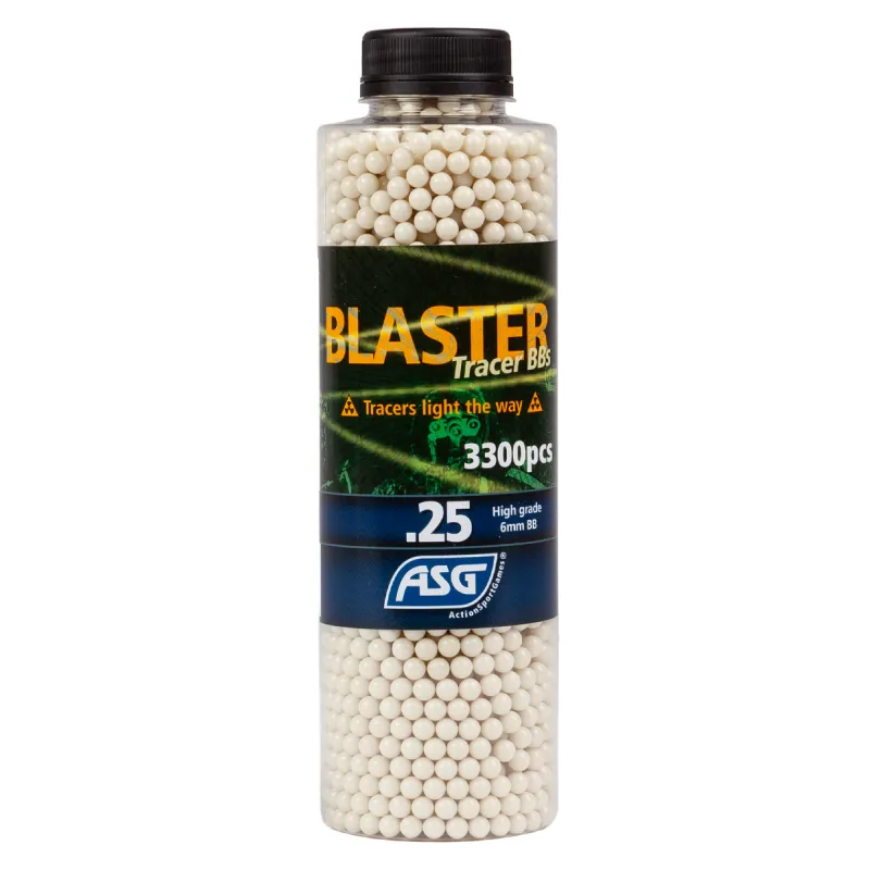 ASG - Billes Biodégradable Traçante Verte Open Blaster 0.25g X 3300 bbs