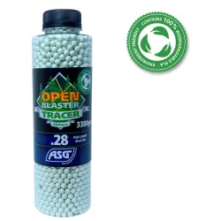 Billes Traçantes Vertes Bio ASG 0.28g x3300 | ZN-Airsoft