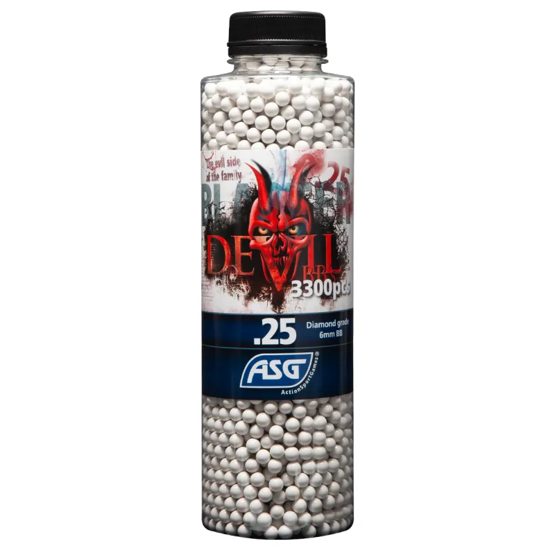 ASG - Billes blanches Blaster Devil 0.25g X 3300 bbs