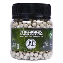 Bouteille billes ASG Precision Ammunition 0.48g sniper 1000 billes