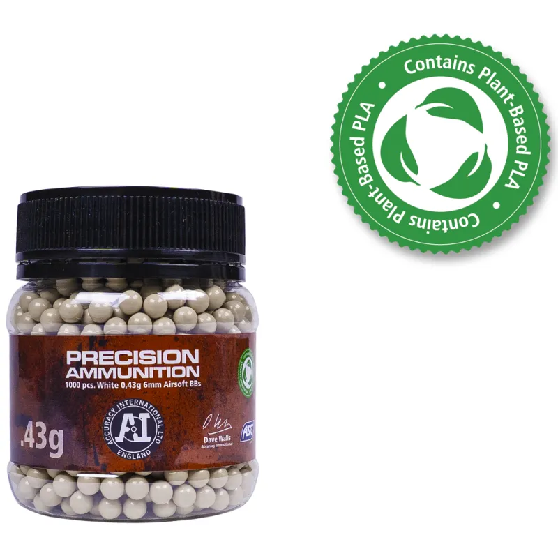 ASG - Billes Précision Ammunition 0.43g X 1000 bbs