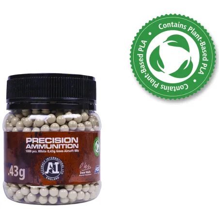 ASG - Billes Précision Ammunition 0.43g X 1000 bbs