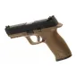 WE - Pistolet GBB WET-05 BK canon argent culasse métal - Tan et Noir