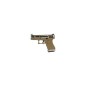 WE - Pistolet GBB G-Force 19 SV Barrel Métal Version - Tan et Argent