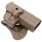 AMOMAX - Holster Rigide 360° gen2 pour Glock TM / Umarex / Cybergun - FDE AMOMAX - Holster Rigide 360° gen2 pour Glock TM / Umarex / Cybergun - FDE