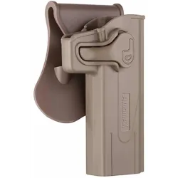 Holster AMOMAX Hi-Capa 5.1 Rigide 360° FDE Tan | ZN-Airsoft