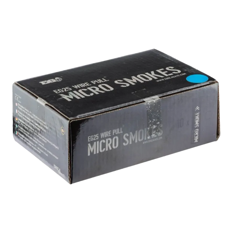 Boîte fermée de fumigènes Enola Gaye EG25 Wire Pull Micro Smoke bleu, pastille bleue