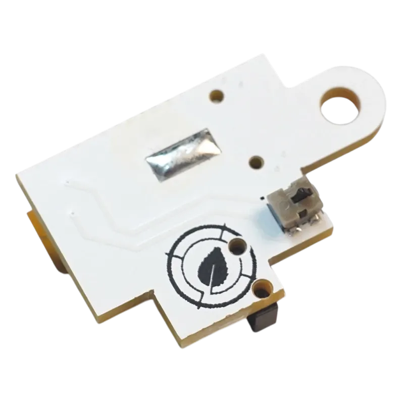 Trigger board Blackleaf pour HPA Wolverine, face arrière avec logo feuille