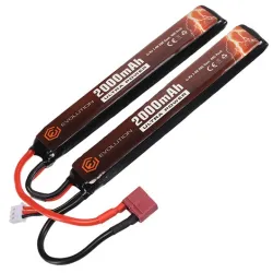 Evolution International LiPo 7.4V 2000 mAh Airsoft | ZN-Airsoft