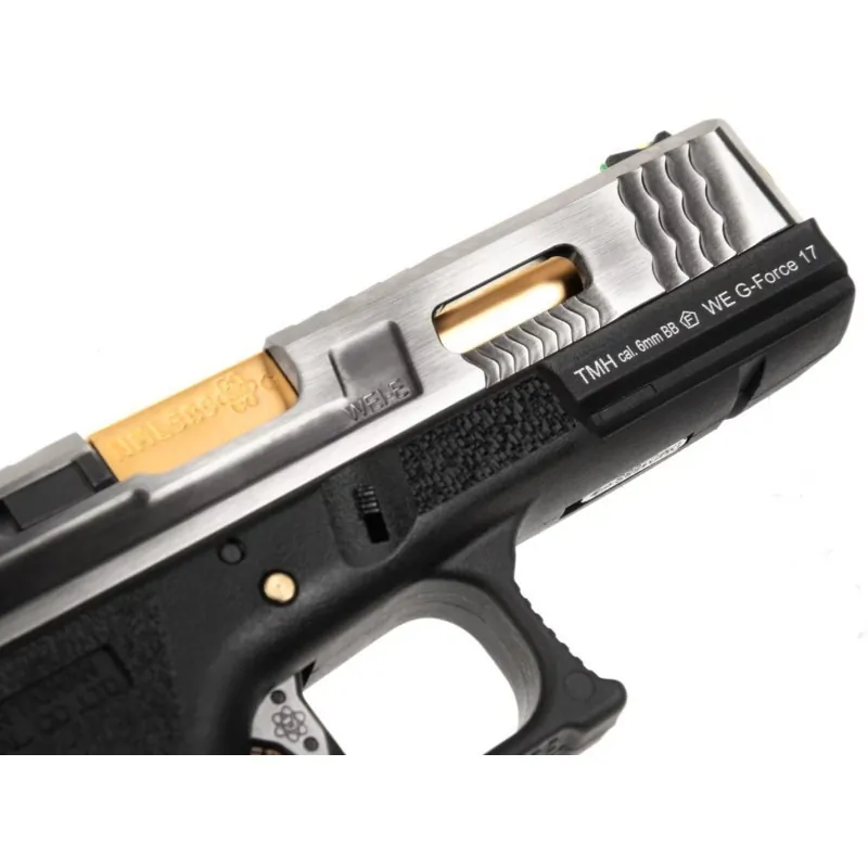 WE Tech G-Force 17 noir découpes lightening cuts détail