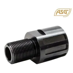 Adaptateur ASG silencieux pour Scorpion EVO 3 A1 18mm vers 14mm CCW noir