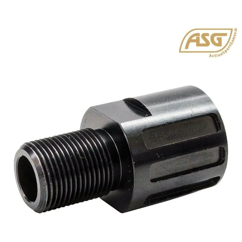 ASG - Adaptateur silencieux et traceur pour scorpion EVO 3 A1 - Noir