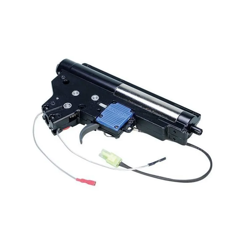 Gearbox Ares Amoeba V2 EFCS câblage avant, vue de trois quarts arrière