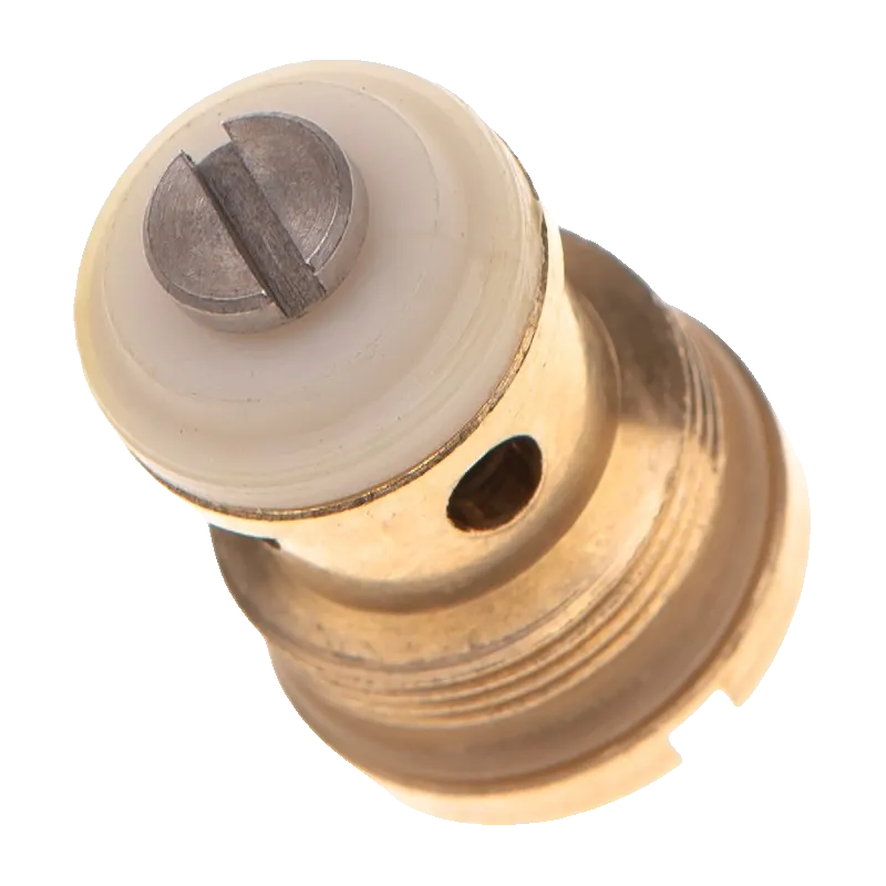 Valve de percussion CO2 KJ Works Hi-Capa, gros plan du siège blanc et du pointeau fendu