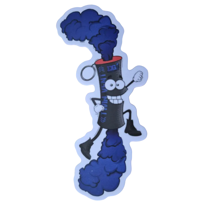 Sticker Enola Gaye Fumigène Bleu Sticker Enola Gaye Fumigène Bleu
