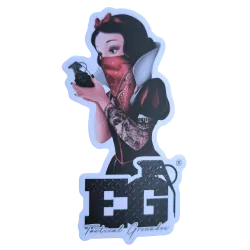 Sticker Enola Gaye Blanche Neige Rouge
